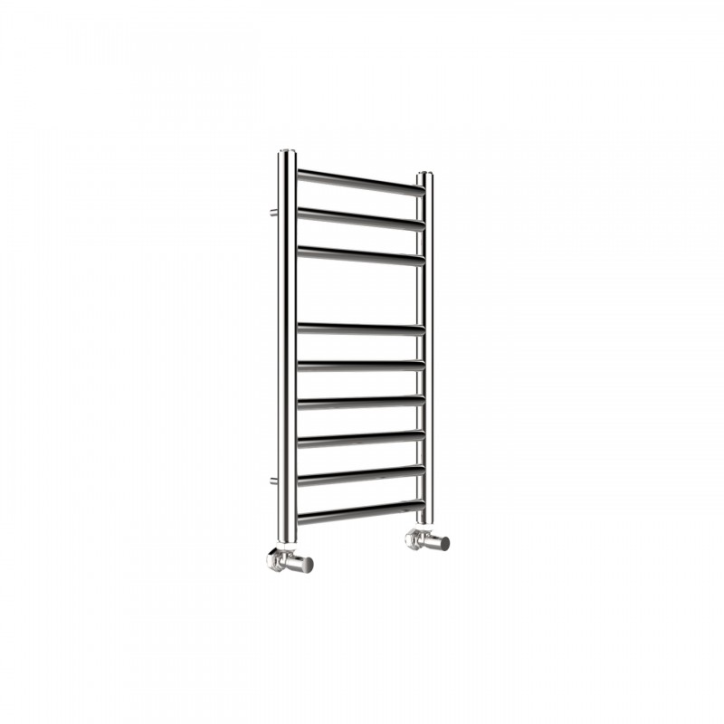 350mm (w) x 600mm (h) Polished Straight "Stainless Steel" Towel Rail