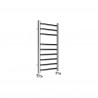 350mm (w) x 600mm (h) Polished Straight "Stainless Steel" Towel Rail