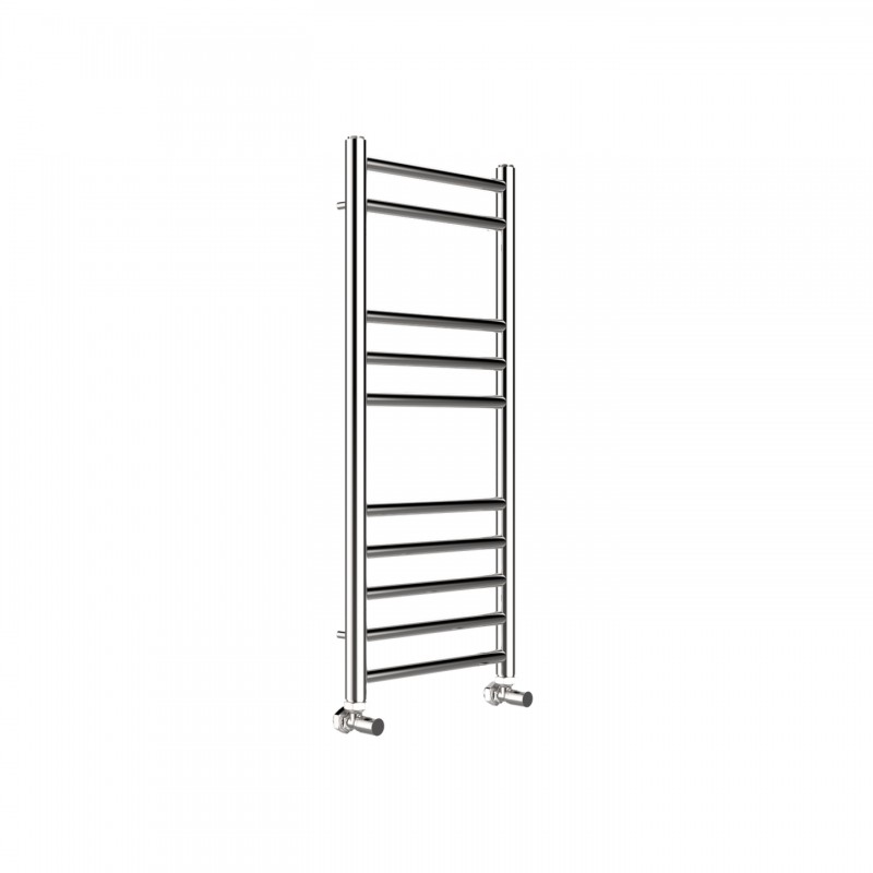 350mm (w) x 800mm (h) Polished Straight "Stainless Steel" Towel Rail