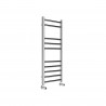 350mm (w) x 800mm (h) Polished Straight "Stainless Steel" Towel Rail