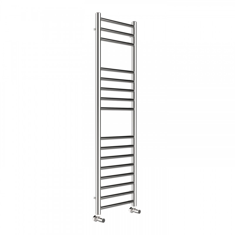 350mm (w) x 1200mm (h) Polished Straight "Stainless Steel" Towel Rail