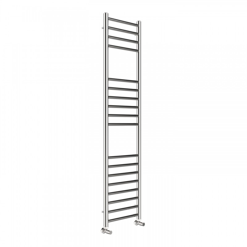 350mm (w) x 1400mm (h) Polished Straight "Stainless Steel" Towel Rail