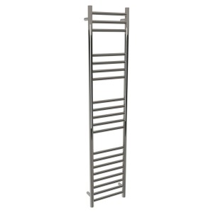 350mm (w) x 1600mm (h) Polished Straight Stainless Steel Towel Rail
