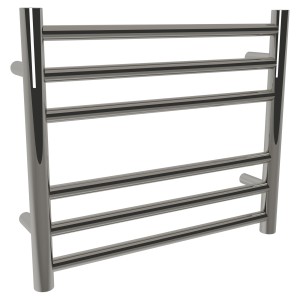 500mm (w) x 430mm (h) Polished Straight Stainless Steel Towel Rail