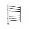 500mm (w) x 430mm (h) Polished Straight "Stainless Steel" Towel Rail
