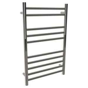 500mm (w) x 800mm (h) Polished Straight Stainless Steel Towel Rail