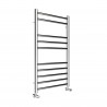 500mm (w) x 800mm (h) Polished Straight "Stainless Steel" Towel Rail