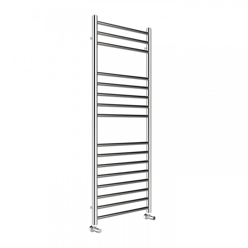 500mm (w) x 1200mm (h) Polished Straight "Stainless Steel" Towel Rail