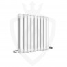 556mm (w) x 600mm (h) "Elias" White Vertical Column Radiator (9 Sections)