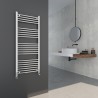 500mm (w)  x 1200mm (h) "Straight Chrome" Towel Rail