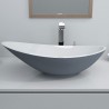 Turin 564mm(w) x 323mm(d) Grey Resin Washbowl