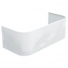 Frontier Back To Wall White Bath Panel