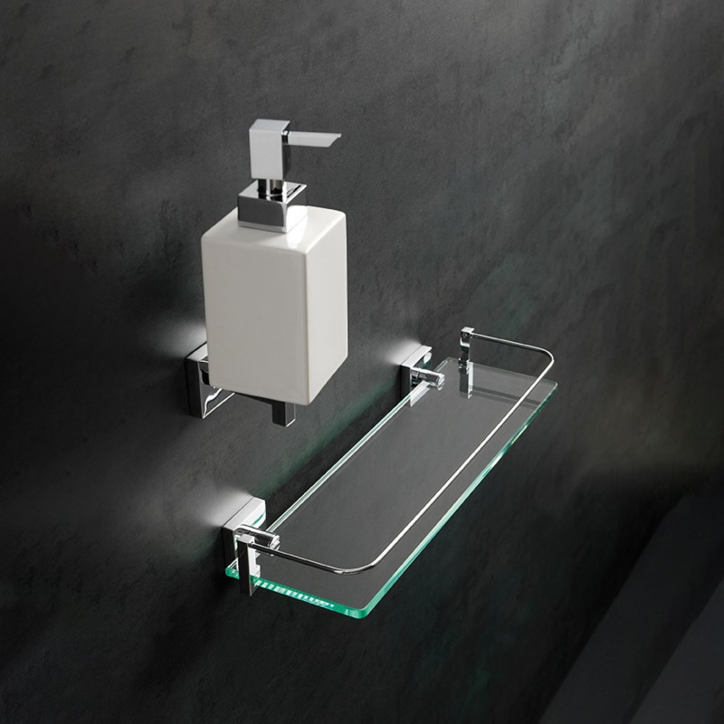 Virgo 400mm Glass Shelf