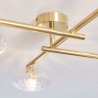 Castor Ceiling Light - Brushed Brass