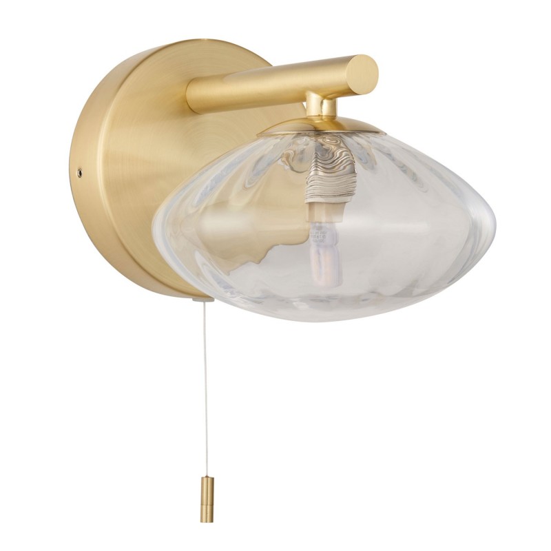 Castor Wall Light - Brushed Brass