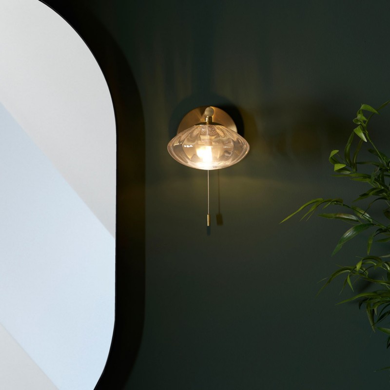 Castor Wall Light - Brushed Brass