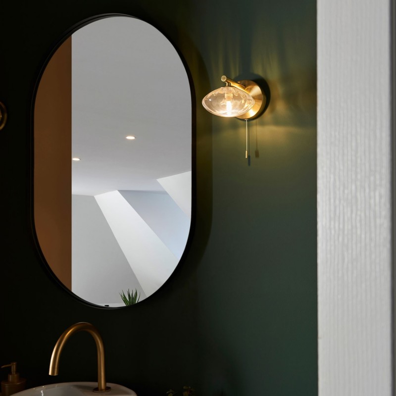 Castor Wall Light - Brushed Brass