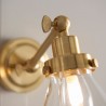 Leo Wall Light - Brushed Brass