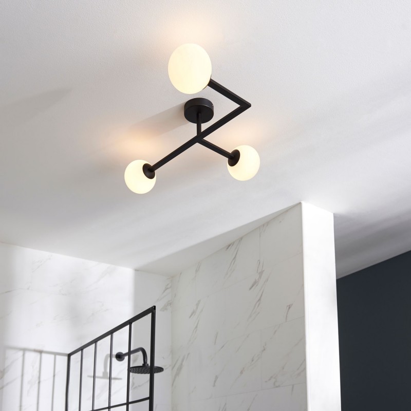 Scorpius Ceiling Light - Matt Black