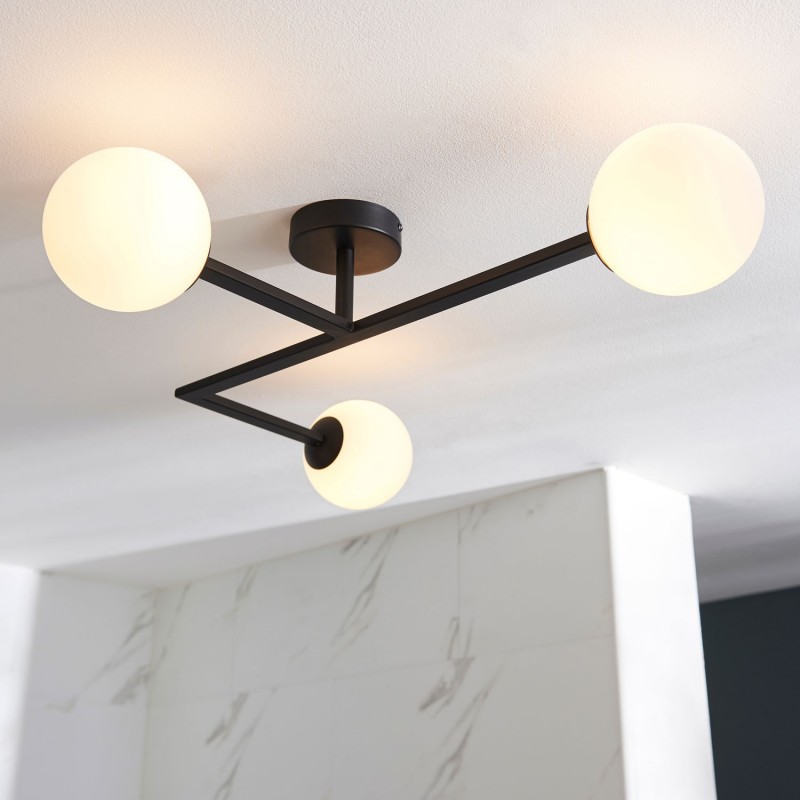 Scorpius Ceiling Light - Matt Black