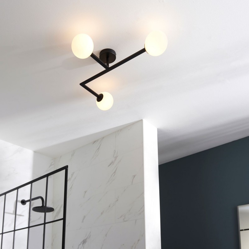 Scorpius Ceiling Light - Matt Black