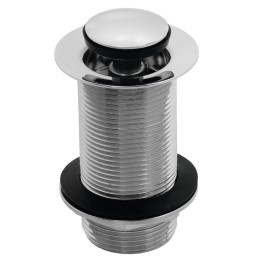 Click Clack Round Basin Waste - Unslotted