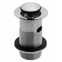 Click Clack Round Basin Waste - Slotted
