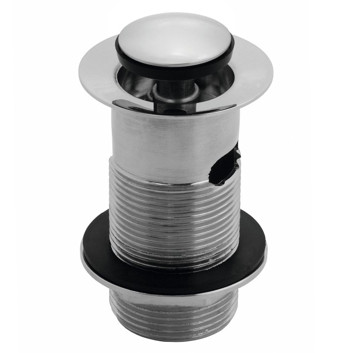 Click Clack Round Basin Waste - Slotted