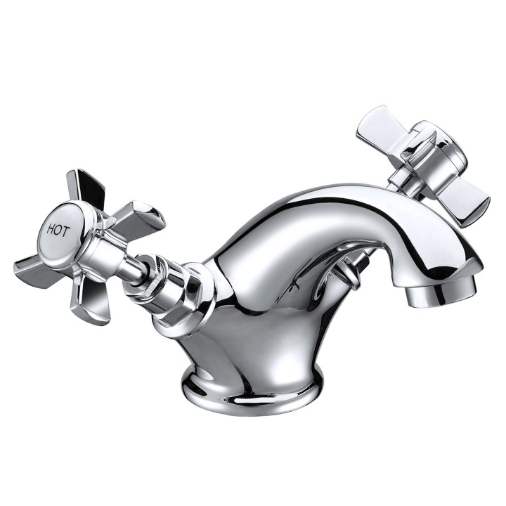 Shergar Chrome Basin Mixer Tap & Waste