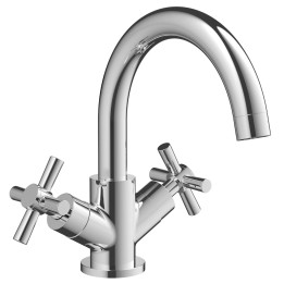Mordred Chrome Basin Mixer Tap & Waste