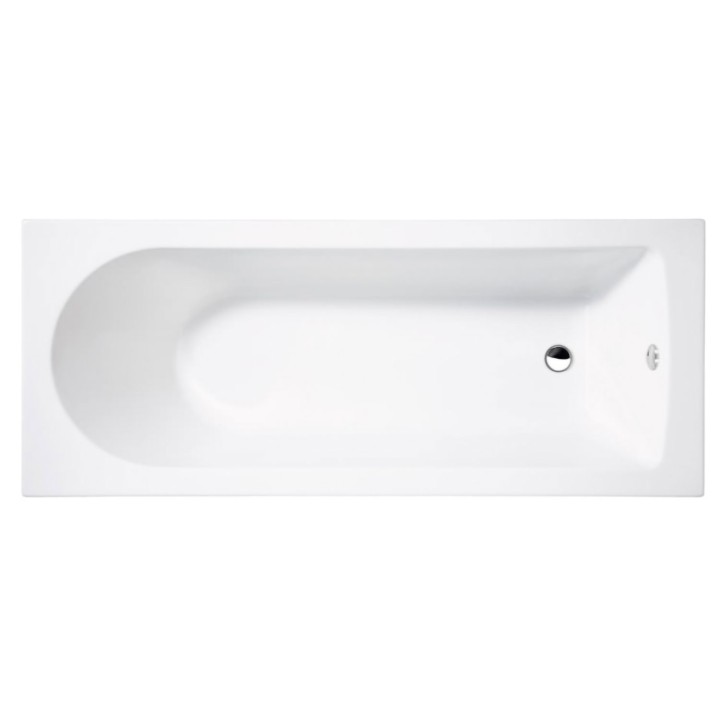 D- Shaped Single Ended Bath with Adjustable Legs - 1700mm(l) x 700mm(w) x 400mm(h)
