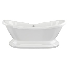 Montero Double Ended Freestanding Luxury Bath & Base - 1760mm(l) x 700mm(w) x 720mm(h) 2 Tap Holes