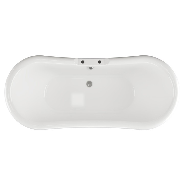 Montero Double Ended Freestanding Luxury Bath & Base - 1760mm(l) x 700mm(w) x 720mm(h) 2 Tap Holes