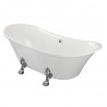 Vitara Freestanding 1760mm(l) x 710mm(w) x 775mm(h) Bath With Feet