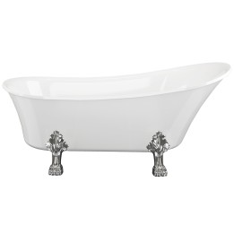 Sigmo Freestanding Single Ended Traditional Bath with Chrome Feet -1620mm(l) x 700mm(w) x 770mm(h)