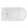 Aspen Freestanding 1700mm(l) x 750mm(w) x 650mm(h) 2 Tap Hole Corner Bath With Feet