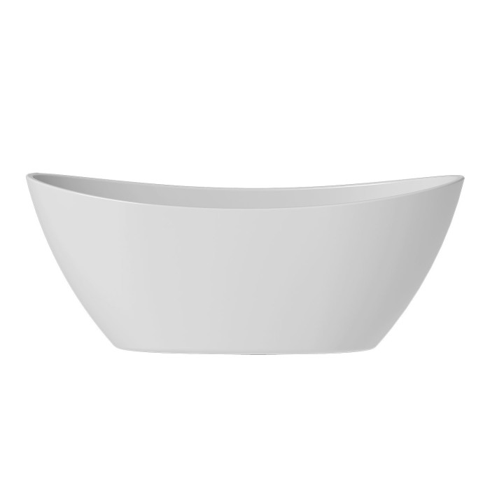 Lancer Freestanding Double Ended Luxury Bath & Chrome Integrated Waste - 1700mm(l) x 780mm(w) x 690mm(h)