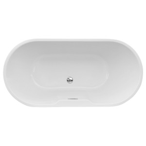 Centura Freestanding 1550mm(l) x 745mm(w) x 580mm(h) Bath - White