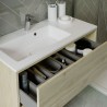 Chiba 600mm(w) Floor Standing WC Toilet Unit - Havana Oak
