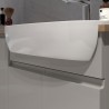 Nagoya 500mm(w) Slim WC Toilet Unit - White Gloss