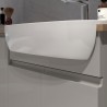 Nagoya 500mm(w) Slim WC Toilet Unit - Pearl Grey Gloss