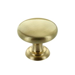 Brushed Brass Door Knob (Single)