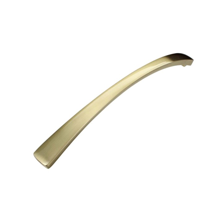 Brushed Brass Bow Handle (Single)
