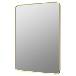Virginia Brushed Brass 600mm(w) x 800mm(h) Rectangle Mirror (Rotatable)