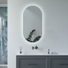 Kansas 400mm(w) x 800mm(h) Oblong Back-Lit LED Mirror