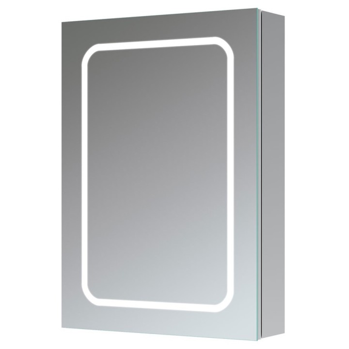 Washington 500mm(w) 1 Door Front-Lit LED Mirror Cabinet