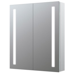 Missouri 600mm(w) 2 Door Front-Lit LED Mirror Cabinet