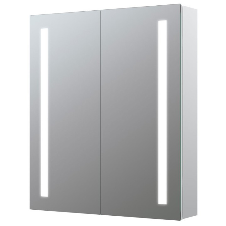Missouri 600mm(w) 2 Door Front-Lit LED Mirror Cabinet