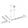 Ronda Cool-Touch Thermostatic Bar Mixer Shower