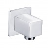 Chrome Wall Outlet Elbow - Square